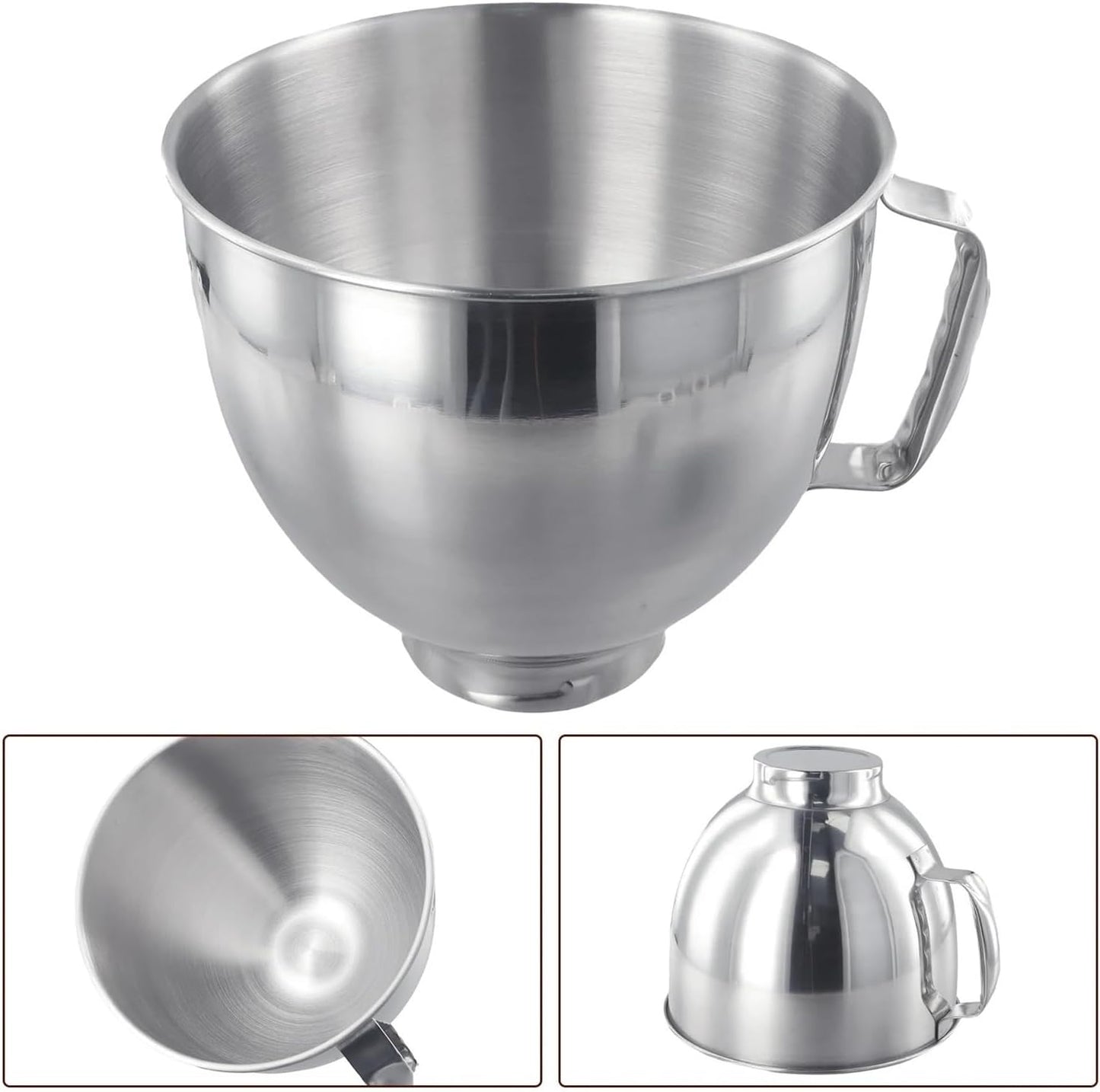 Stainless Steel Mixing Bowl Replacement – Stand Mixer Compatible